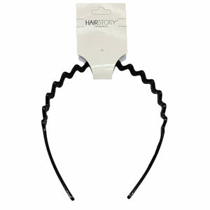 Black Zig Zag Headband T036