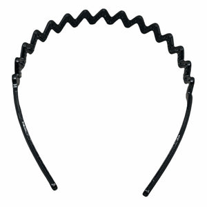 Black Zig Zag Headband T036