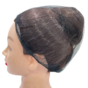Basic Black Full Head Cover Hair Net (Pack of 2 pcs)