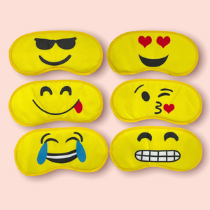 Yellow Emoji Sleep Eye Mask