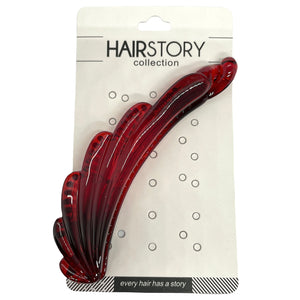 Multi Color Scallop Banana Hair Clamp Clip