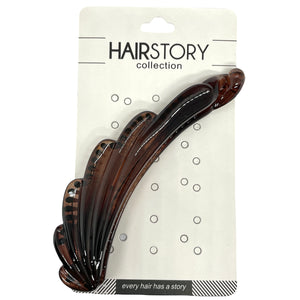 Multi Color Scallop Banana Hair Clamp Clip