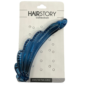 Multi Color Scallop Banana Hair Clamp Clip