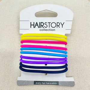 Silicone hair ties