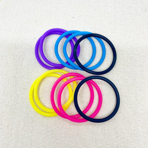 Silicone hair ties
