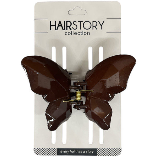 HAIRSTORY B101 Shimmer Butterfly Hair Clamp Clips