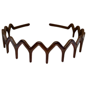 HAIRSTORY Shimmer Zig Zag Shark Tooth Headband (T023)