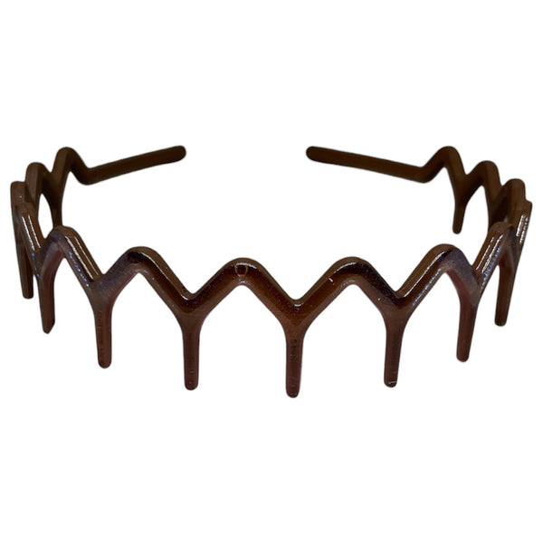 HAIRSTORY Shimmer Zig Zag Shark Tooth Headband (T023)