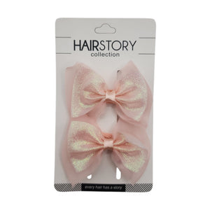 HAIRSTORY Metallic Ribbon Pin Curl (001-MR)