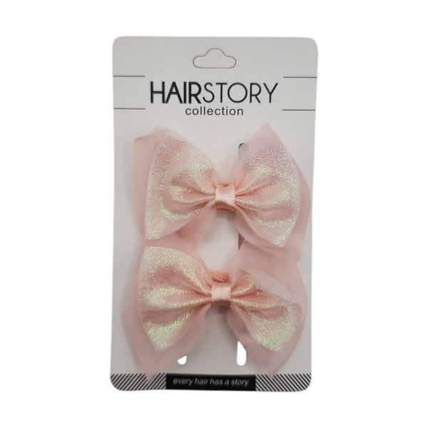 HAIRSTORY Metallic Ribbon Pin Curl (001-MR)