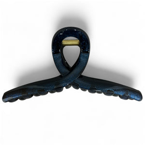 HAIRSTORY D686 SHIMMER Classic Knot Hair Claw Clamp Clip