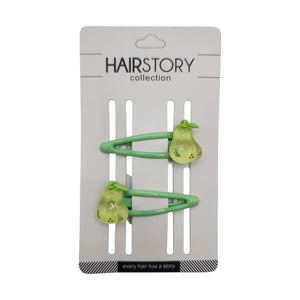 HAIRSTORY Crystal Fruit Colorful Charm Snap Clip (#13-CFC)