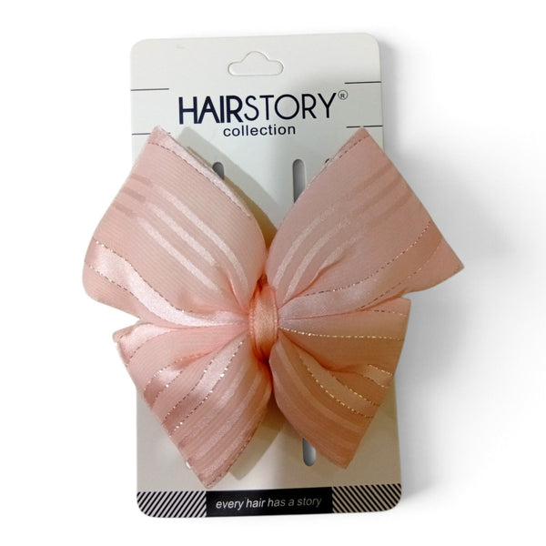 HAIRSTORY Bow Shimmer Silver Details