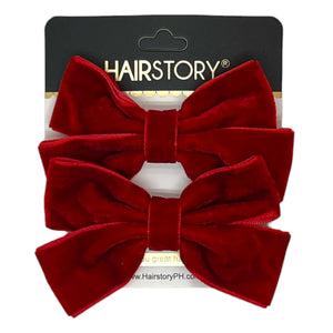 HAIRSTORY Velvet Ribbon Hairclip