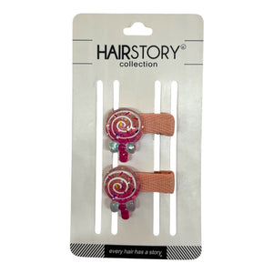 HAIRSTORY Lollipop Charm Snap Clip (001-L)