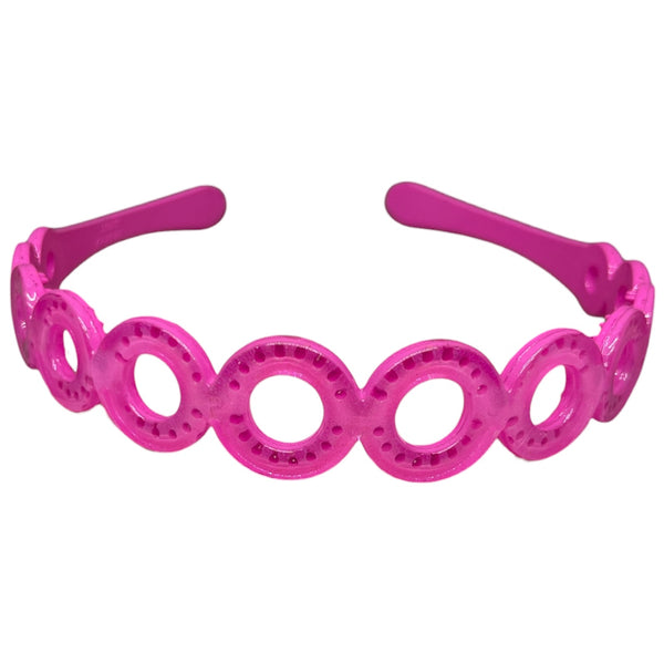 HAIRSTORY T062 Shimmer Round Holes Headband