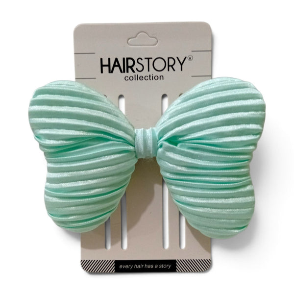 HAIRSTORY Cute Pastel Pleated Hair Clip