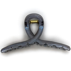 HAIRSTORY D832 SHIMMER Classic Knot Hair Claw Clamp Clip