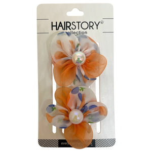 HAIRSTORY Mini Flower Pearl Charm Pin Curl