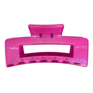 HAIRSTORY D705 SHIMMER Jumbo Rectangular Hair Claw Clamp Clip