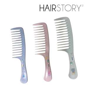 HAIRSTORY Wide Tooth Comb Printed Random Color
