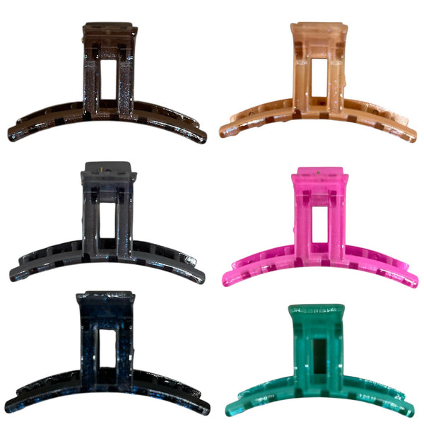 HAIRSTORY D556 Shimmer Basic Small T Hair Claw Clamp Clip