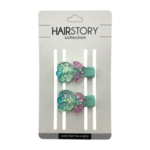 HAIRSTORY Glittered Tulips Pin Curl (001-GT)