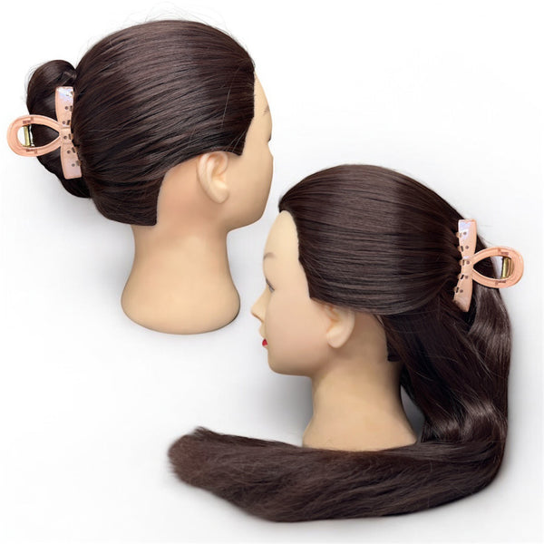 HAIRSTORY D902 Shimmer Charm Knot Hair Claw Clamp