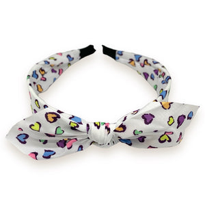 HAIRSTORY Printed Heart Headband-#9A