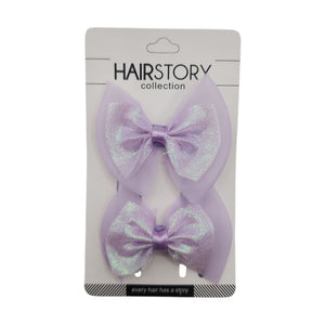 HAIRSTORY Metallic Ribbon Pin Curl (001-MR)