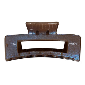 HAIRSTORY D705 SHIMMER Jumbo Rectangular Hair Claw Clamp Clip