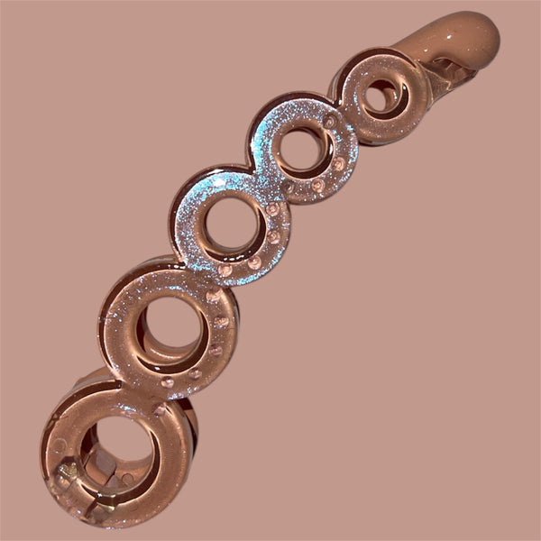 HAIR B114 Shimmer Basic Round Holes Banana Clamp ClipSTORY