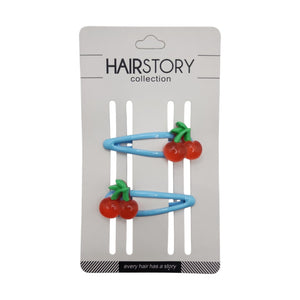 HAIRSTORY Crystal Fruit Colorful Charm Snap Clip (#13-CFC)