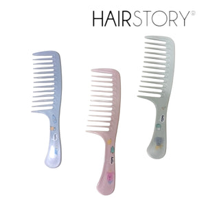 HAIRSTORY Wide Tooth Comb Printed Random Color