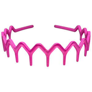 HAIRSTORY Shimmer Zig Zag Shark Tooth Headband (T023)