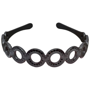 HAIRSTORY T062 Shimmer Round Holes Headband