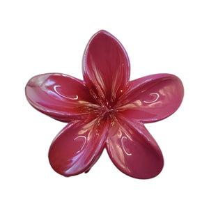 HAIRSTORY Plumeria Flower Hair Claw Clip Clamp