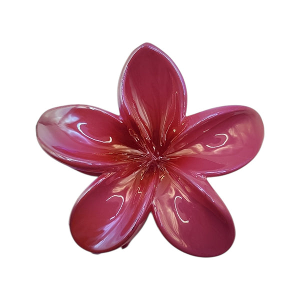 HAIRSTORY Plumeria Flower Hair Claw Clip Clamp