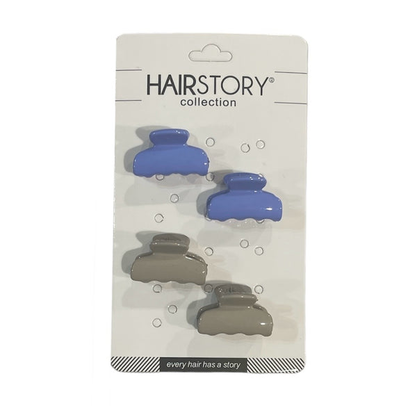 HAIRSTORY Sorbet Small Hair Clamp Clips-D340