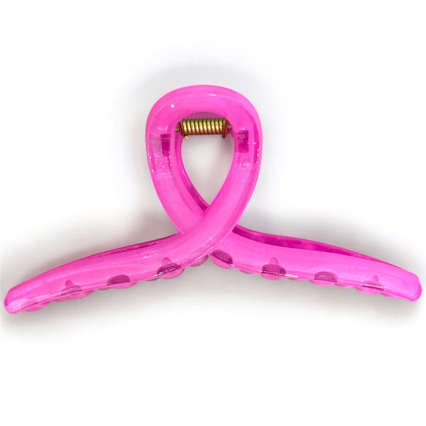 HAIRSTORY D832 SHIMMER Classic Knot Hair Claw Clamp Clip