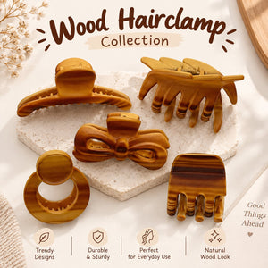HAIRSTORY BUY 1 GET 1 Wood Hair Clamp