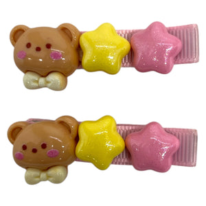 HIRSTORY Bunny Star Charm Pin Curl (001-BNS)