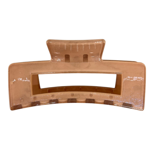 HAIRSTORY D705 SHIMMER Jumbo Rectangular Hair Claw Clamp Clip