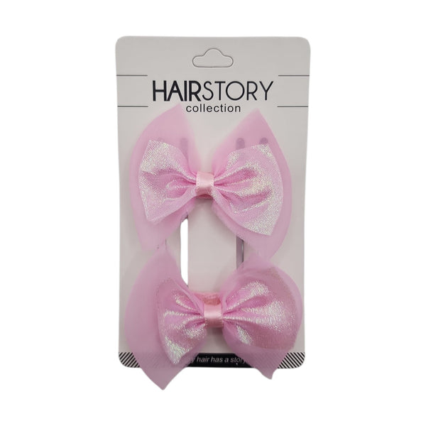 HAIRSTORY Metallic Ribbon Pin Curl (001-MR)