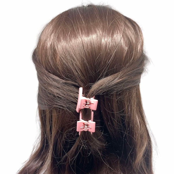 HAIRSTORY Sorbet Colored Small Hair Clamp Clips - D342