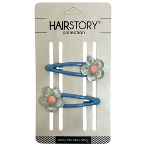 HAIRSTORY Flower Colorful Bean Snap clip (#21-F)