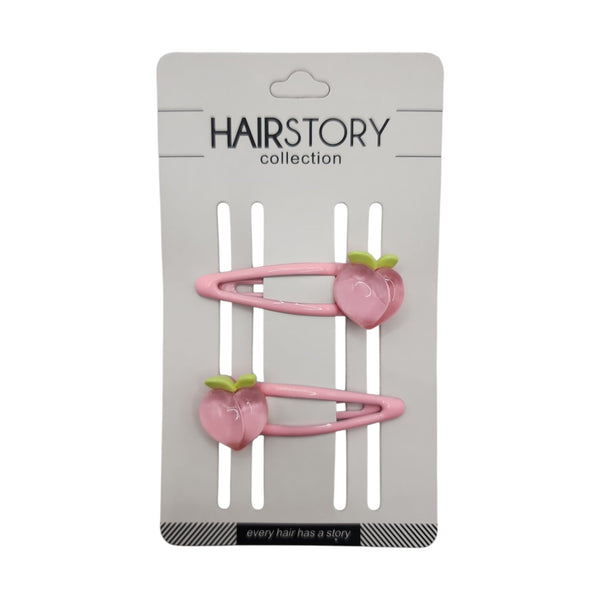 HAIRSTORY Crystal Fruit Colorful Charm Snap Clip (#13-CFC)