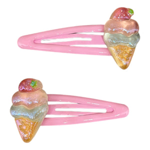 HAIRSTORY Ice Cream/Candy Charm Snap Clip (#21-IC)