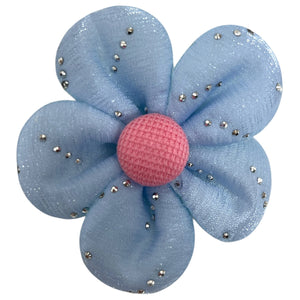 HAIRSTORY Shimmer Chiffon Flower Pin Curl (002-SCF)