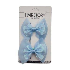 HAIRSTORY Metallic Ribbon Pin Curl (001-MR)
